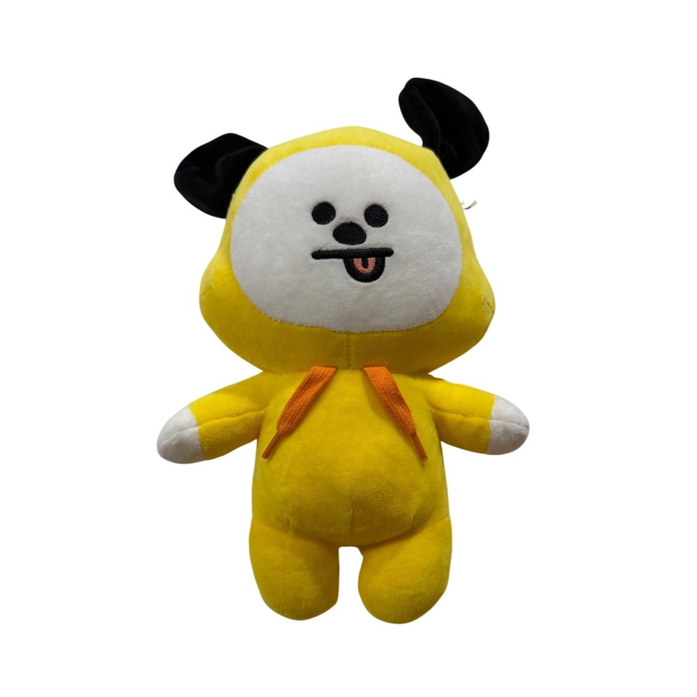 BT21 Chimmy Plush 11" Yellow Puppy BTS Jimin Line Friends Character Toy Kawaii